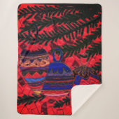 Drie ballen sherpa deken (Voorkant)