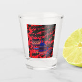 Drie ballen shot glas (Voorkant)