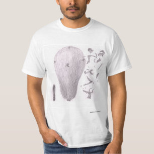 Drie ballonnen, één zonder lucht, één opgeblazen,  t-shirt