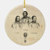 Drie ballonvaarders ornament (Achterkant)