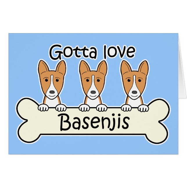 Drie Basenjis (Voorkant Horizontaal)