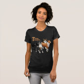 drie basenjis t-shirt (Voorkant volledig)