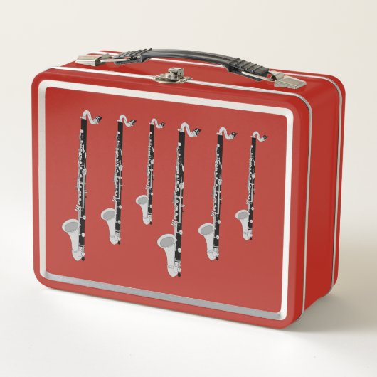 Drie basklarinetten (Voorkant)