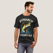 Drie bassen springen onder de maan t-shirt (Voorkant volledig)