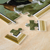 Drie Basset Hound-honden Legpuzzel (Zijkant)