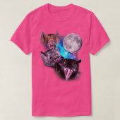 Drie Bats Howl op de Maan T-shirt (Design voorkant)