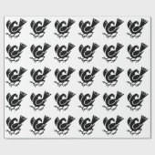 Drie bedekte rij cadeaupapier (Vlak)