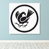 Drie bedekte rij canvas afdruk (Insitu (Houten vloer))