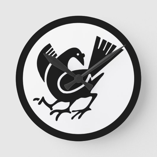 Drie bedekte rij ronde klok (Voorkant)