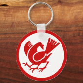 Drie bedekte rij sleutelhanger (Voorkant)