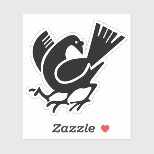 Drie bedekte rij sticker (Vel)