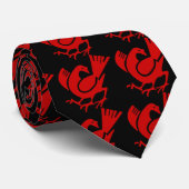 Drie bedekte rij stropdas (Opgerold)