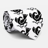 Drie bedekte rij stropdas (Opgerold)