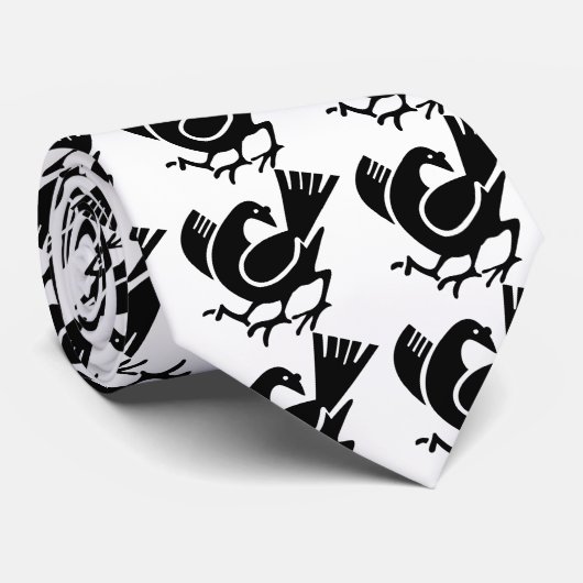 Drie bedekte rij stropdas (Opgerold)