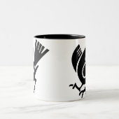 Drie bedekte rij tweekleurige koffiemok (Center)