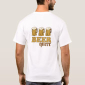Drie Beer Queer T-shirt (Achterkant)
