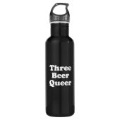 Drie Beer Queer Waterfles (Voorkant)