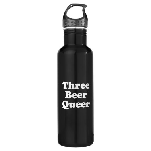 Drie Beer Queer Waterfles (Voorkant)