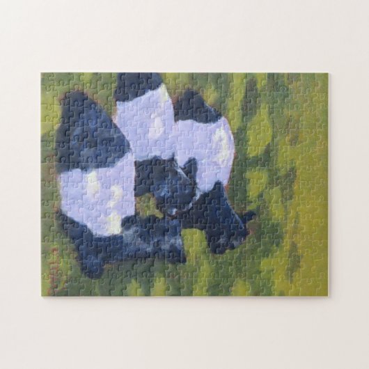 Drie Belties in de schaduw Legpuzzel (Horizontaal)