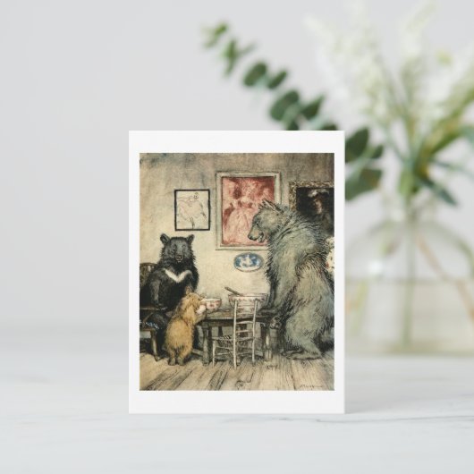 Drie Beren Briefkaart (Staand voorkant)