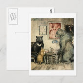 Drie Beren Briefkaart (Voorkant / Achterkant)
