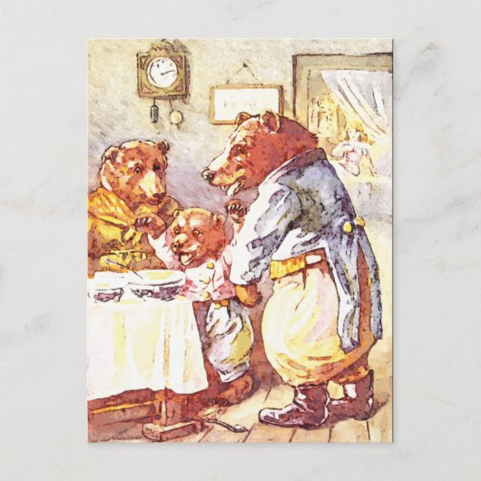 Drie Beren Briefkaart (Voorkant)