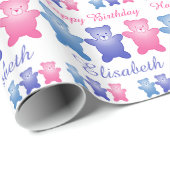 Drie Beren Cadeaupapier (Rol Hoek)