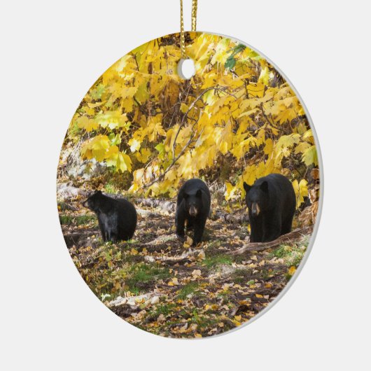 Drie Beren Keramisch Ornament (Links)