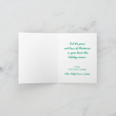 Drie Beren Kerst Feestdagen Kaart (Binnen)