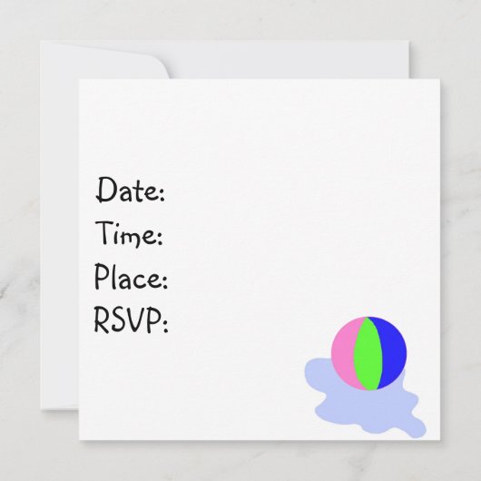 Drie Beren Partij Kaart (Achterkant)