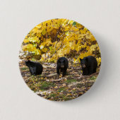 Drie Beren Ronde Button 5,7 Cm (Voorkant)