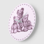 Drie Beren rondom de acrylwandklok Grote Klok (Hoek)