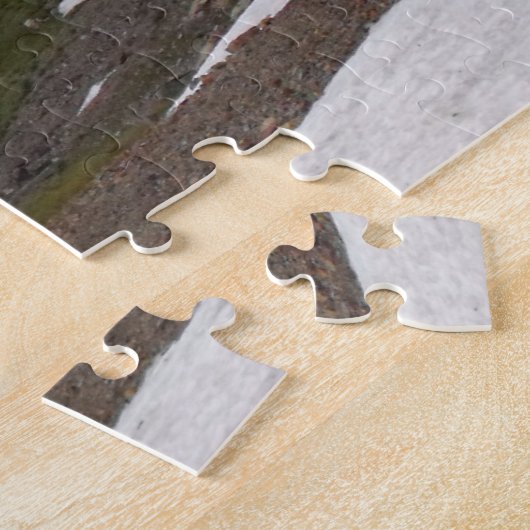 Drie bergen Storm Cloud Schilderachtig Foto Legpuzzel (Zijkant)