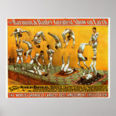 Drie beroemde Herbert Brothers Circus Poster (Voorkant)