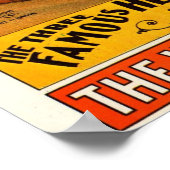 Drie beroemde Herbert Brothers Circus Poster (Hoek)