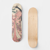 Drie beroemde poëteiten japanese woodblowerkunst persoonlijk skateboard (Voorkant)