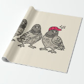 Drie beste vrienden cadeaupapier (Uitgerold)