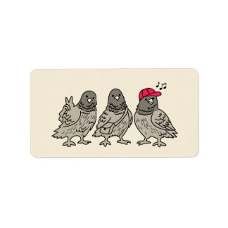 Drie beste vrienden etiket