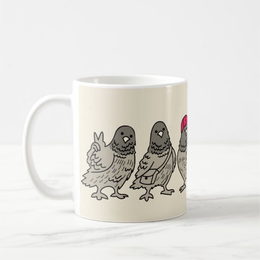 Drie beste vrienden koffiemok (Links)