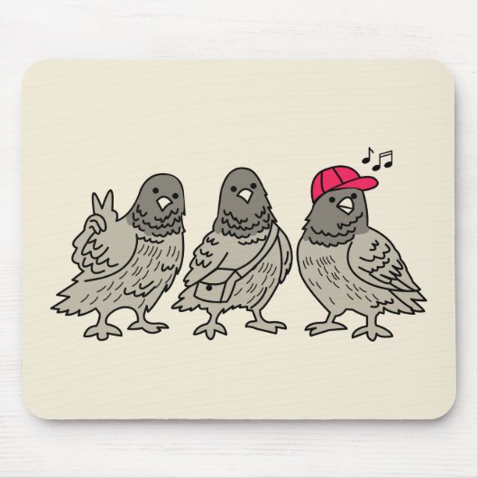 Drie beste vrienden muismat (Voorkant)