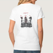 Drie beste vrienden skeletten t-shirt (Achterkant)