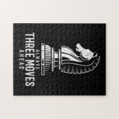 Drie bewegingen voor ik schaak Matt Game Chess Pie Legpuzzel (Horizontaal)