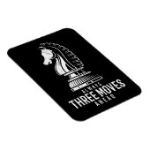 Drie bewegingen voor ik schaak Matt Game Chess Pie Magneet (Rechterzijde)