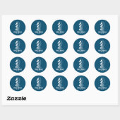 Drie bewegingen voor ik schaak Matt Game Chess Pie Ronde Sticker (Vel)