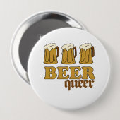Drie Bier Rare Ronde Button 4,0 Cm (Voorkant /achterkant)