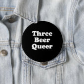 Drie Bier Rare Ronde Button 4,0 Cm (In situ)