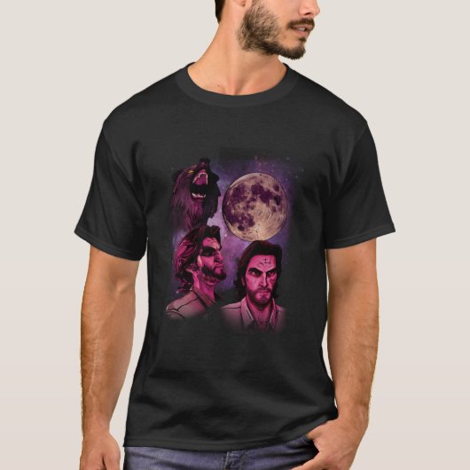 Drie Bigby Wolf Moon T-shirt (Voorkant)