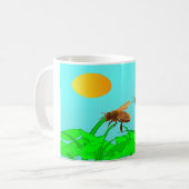 Drie bijen koffiemok (Voorkant links)