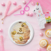 Drie bijen papieren Borden Bordje (Feest)