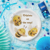 Drie bijen papieren Borden Bordje (Feest)
